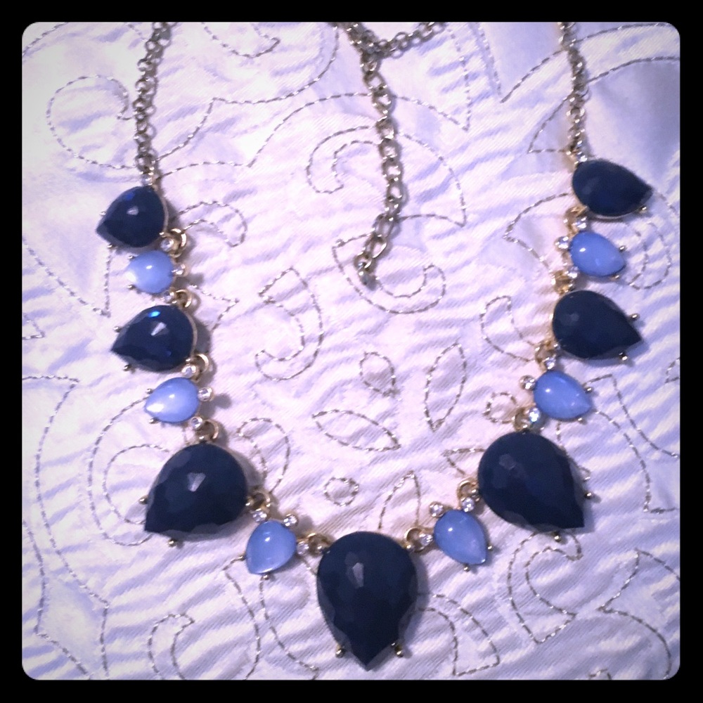 Navy & blue necklace